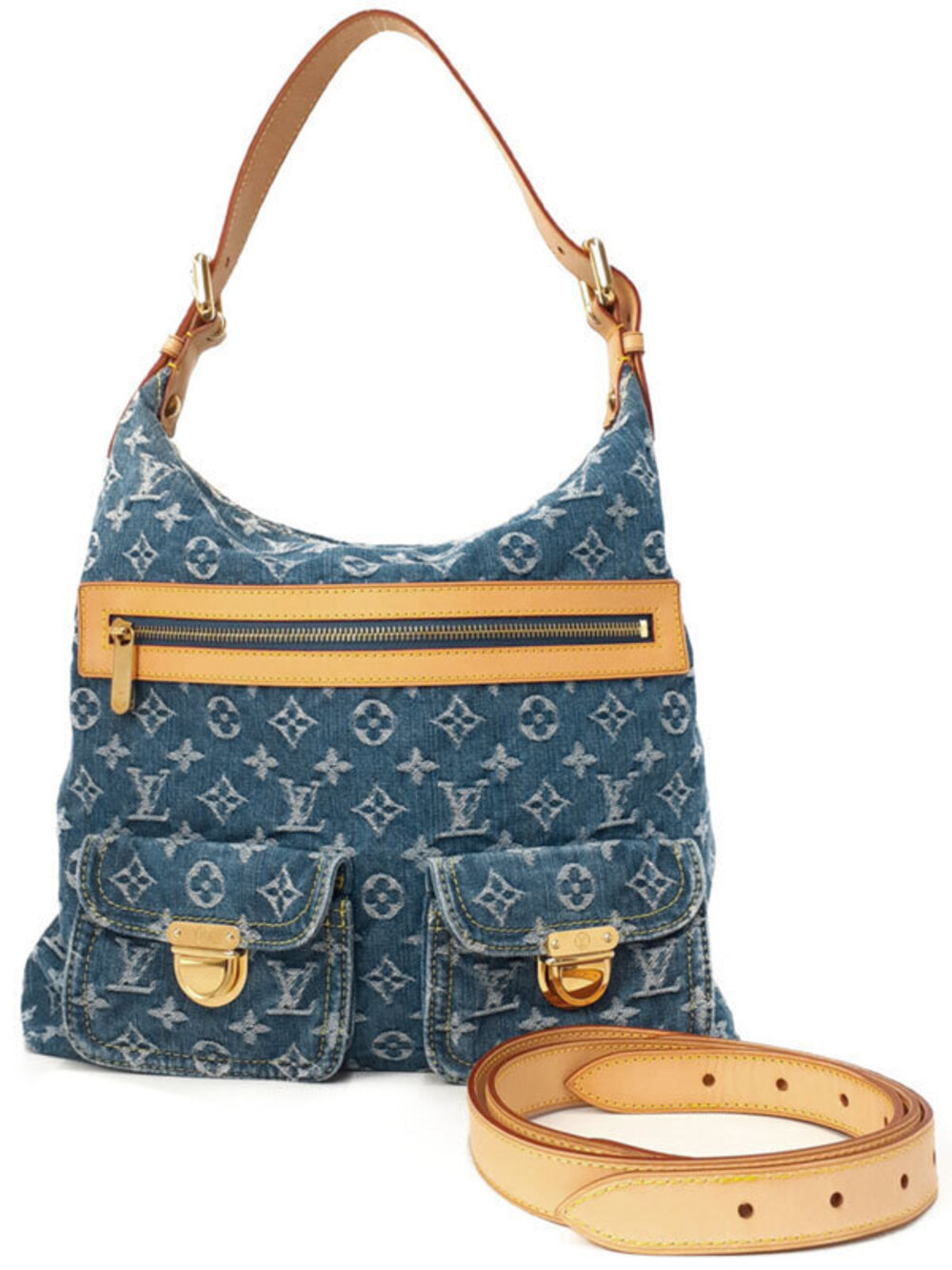 Louis Vuitton Monogram Denim Baggy Bag